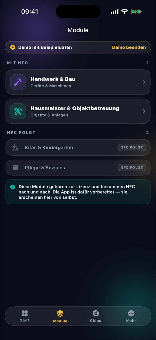 Welche Module mit NFC arbeiten — und was der Chip auslöst.